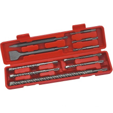 10 PCS SDS Plus Drill Bit with Blow Case